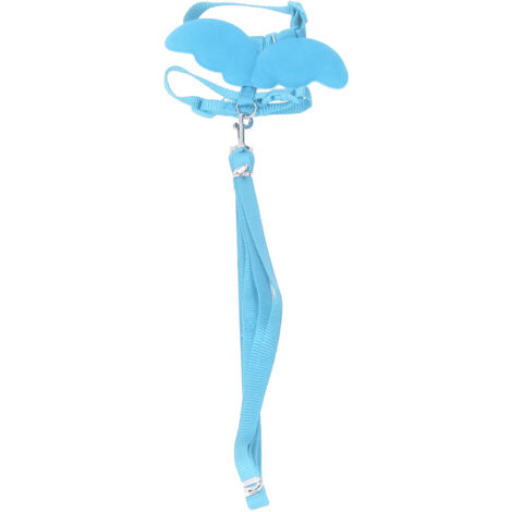 Harnais en Forme d'Ailes pour Canards, Laisse Ajustable pour Petits Animaux, Bleu (1/5)