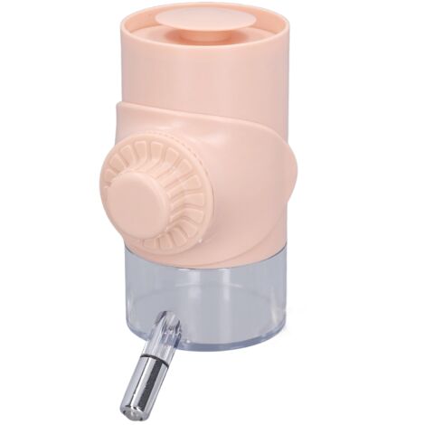 Bidon d'eau automatique pour cage à chien, distributeur d'eau accrochable pour chenil, accessoire pour animaux de compagnie rose sakura (1/5)