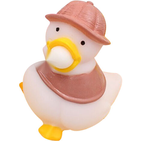 Balle Anti-Stress Canard Souple et Étirable pour Enfants et Adultes - Réduction de l'Anxiété, Marron (1/5)