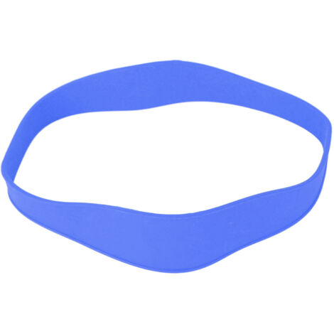 Guide de coupe de cheveux en silicone souple, modèle courbé pour nuque, DIY coupe à domicile, bleu (1/5)