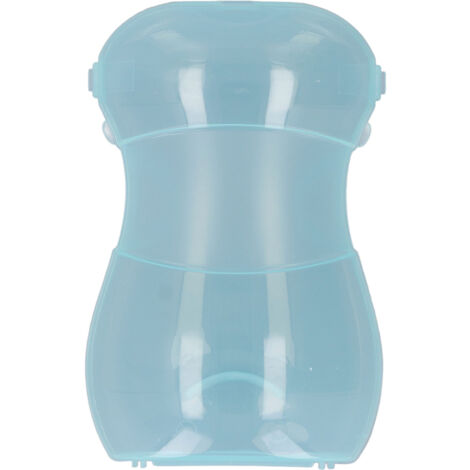 Porte-sachet alimentaire bébé anti-fuite - Support repas autonome, idéal pour boîtes à jus, pratique et vert (1/5)