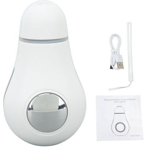 Appareil Sommeil Intelligent Anti-Moustique Microcourant Portable pour Maison et Voyage Blanc (1/5)