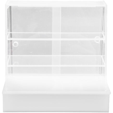 Vitrine à gâteau miniature 1:12 en acrylique pour maison de poupée - Décoration et cadeau pour enfants