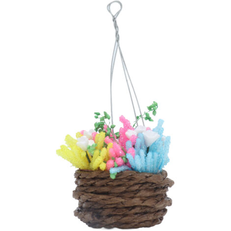 Bouquet Miniature 1:12 pour Maison de Poupée, Décoration Jardin Balcon Salon, Idée Cadeau Enfant (1/5)