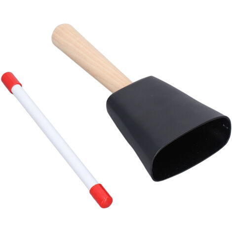 Clochette Vache Percussion Bois Métal Instrument Éveil Musical Enfant