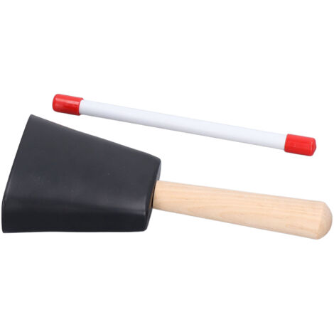 Clochette Vache Percussion Bois Métal Instrument Éveil Musical Enfant
