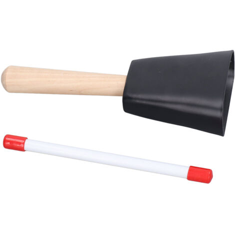 Clochette Vache Percussion Bois Métal Instrument Éveil Musical Enfant