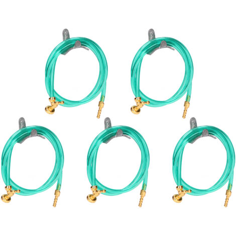 5PCS Tuyau d'Arrosage Miniature pour Maison de Poupée 1:12, Accessoire Jardin Extérieur Réaliste