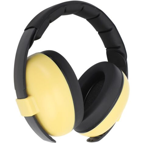 Protection Auditive pour Bébé Anti-Bruit, Casque Léger Voyage Dormir - Jaune (1/5)