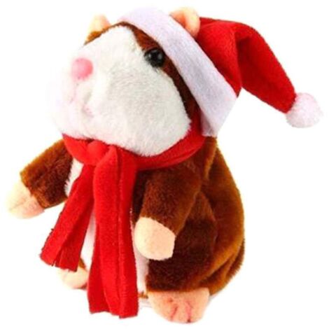 Hamster Électronique Parlant et Changeur de Voix - Jouet Interactif en Peluche Cadeau pour Enfants (1/5)