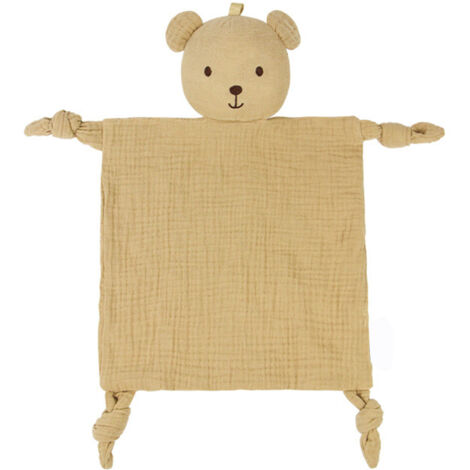 Couverture Sécurité Lapin Douce - Cadeau Nouveau-né Garçon Fille - Doudou Bébé Confort (1/5)