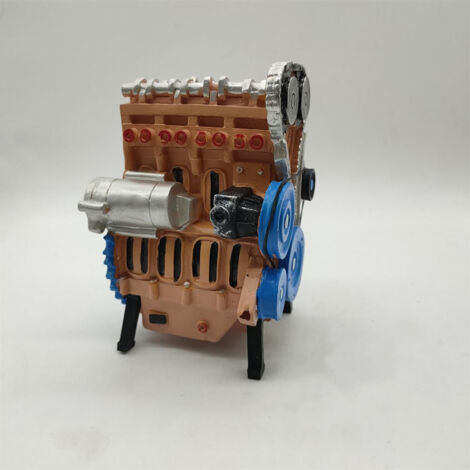 Ornement de Moteur en Résine pour Véhicule, Modèle Détaillé Art Sculpture Collection (1/3)