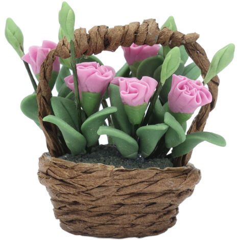 Fleurs Miniatures pour Maison de Poupée - Décoration Extérieure Détaillée et Réaliste (1/5)