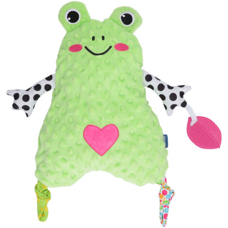 Couverture Bébé Velours Coton Doudou Sécurité Lavable Nouveau-né Rassurant Sommeil (1/5)