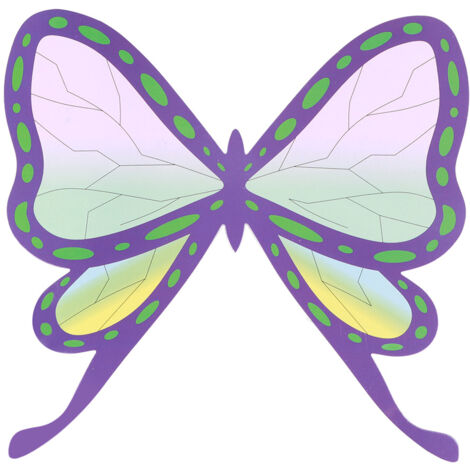 Barrette à Papillon Shinobu Kochou de Demon Slayer - Accessoire Cosplay Enfant Fait Main - Idée Cadeau Fille (1/5)