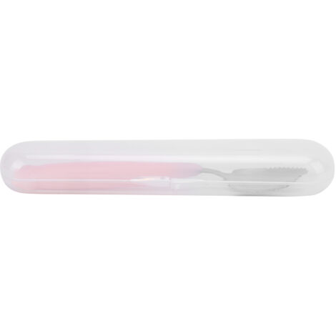 Cuillères Bébé en Acier Inoxydable avec Manche en Silicone pour Nourrisson et Enfant (1/5)