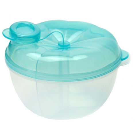 Boîte de Stockage Alimentaire Bébé Portable avec 3 Grilles Tournantes pour Lait en Poudre (1/5)