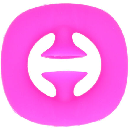 Poignée Anti-Stress Adulte en Silicone avec Ventouse - Détente Anxiété - Rouge Rose (1/5)