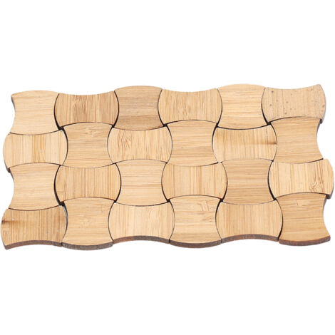 24 pièces de revêtement de sol miniature pour maison de poupée, planches en bambou simulé réaliste pour décoration DIY