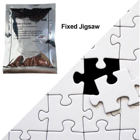 Colle Spéciale 25ml pour Puzzles - Adhésif Transparent de Conservation - Accessoire Puzzle