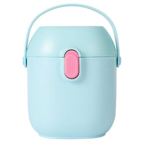 Boîte de Rangement Portative pour Snacks et Fruits, Distributeur de Lait en Poudre Bébé Grande Capacité Voyage Bleu (1/5)