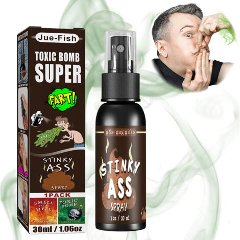 Spray Puant 30ml pour Farces et Blagues - Idée Cadeau Halloween et Poisson d'Avril