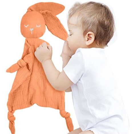 Couverture Sécurité Bébé Douillette Lapin Doudou Cadeau Doux Nouveau-né Garçon Fille (1/5)