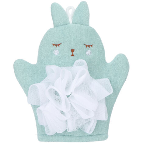 Gant de Gommage Animaux Mignons pour Douche, Exfoliant Corporel Élimination Peaux Mortes et Massage (1/5)
