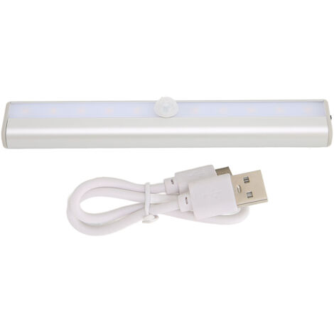 Lampe de détection de mouvement à lumière chaude, 10 LEDs rechargeable pour personnes âgées et femmes enceintes (1/5)