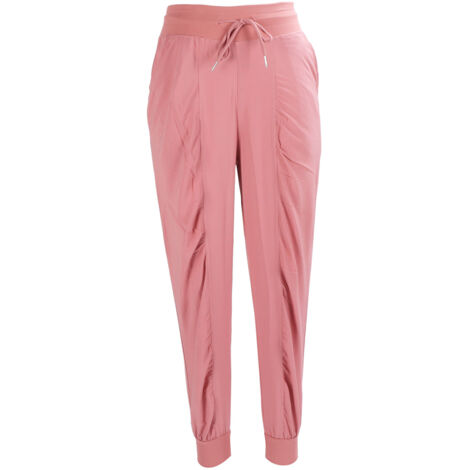 Pantalon de jogging décontracté pour femme, idéal pour le sport et les activités en plein air, rose avec poche. (1/5)