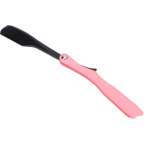 Support de rasoir professionnel pliable en alliage de zinc pour rasage précis des sourcils et barbe (1/5)