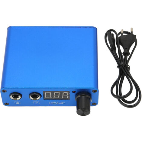 Alimentation pour Machine à Tatouage Réglable USB avec Affichage Numérique LED 100-230V Prise EU (1/5)