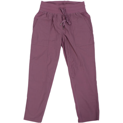 Pantalon de Sport Femme Jogging Respirant Nylon avec Cordon Violet (1/5)