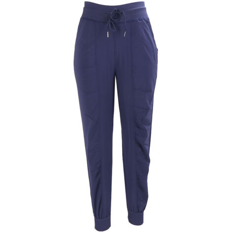 Pantalon de Sport Polyester Respirant Séchage Rapide pour Course à Pied Fitness Bleu Marine Taille S (1/5)