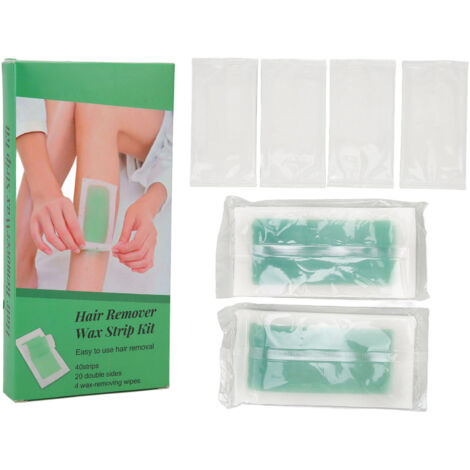Bandelettes de Cire Épilation Douce, Portable et Facile à Arracher - Idéales pour Jambes, Aisselles et Lèvres (1/5)
