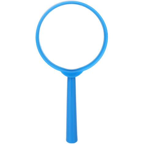 Loupe à Main avec Poignée Plastique Bleue pour Lecture, Enfants et Étudiants - Outil Pédagogique (1/5)