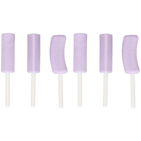 6 pièces Masticateurs Orthodontiques pour Aligneurs, Goût Myrtille, Accessoire Portable et Hygiénique pour Maison et Voyage - Bleu (1/5)