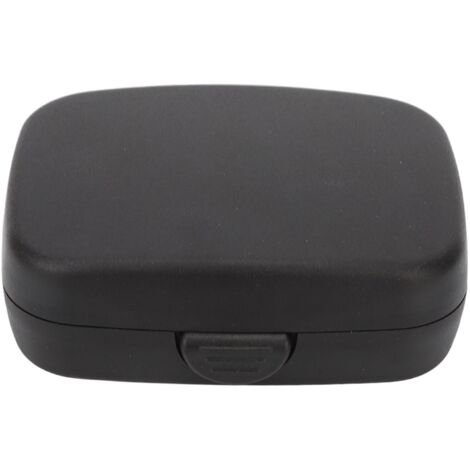 Boîtier de Rangement pour Appareils Auditifs Grande Capacité Portable Noir pour Voyage et Extérieur (1/5)