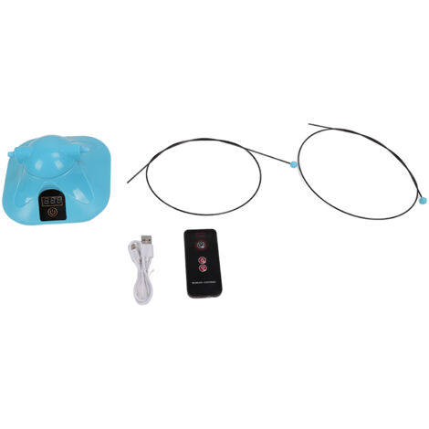 Corde à Sauter Intelligente avec Chargeur Type C - Machine Automatique Bleue pour Fitness et Cardio (1/5)