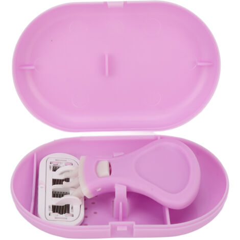 Rasoir pour Femmes 6 Lames - Épilation Manuelle Aisselles, Jambes, Barbe - Violet (1/5)