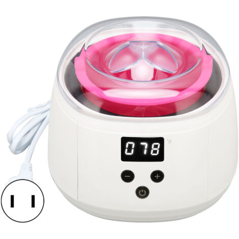Chauffe-Cire Professionnel Électrique avec Pot en Silicone et LED pour Épilation, 100‑240V Prise US (1/5)