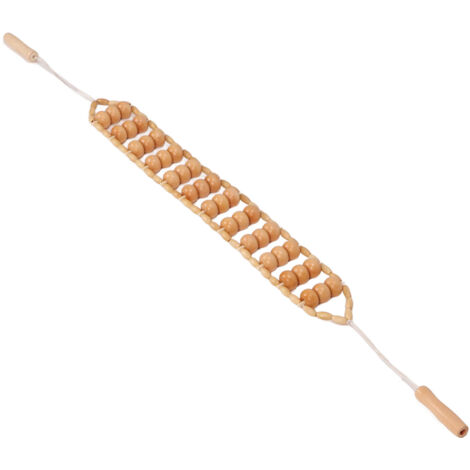 Corde de Massage en Bois pour Détente Musculaire et Désintoxication - Outil de Drainage des Méridiens (1/5)