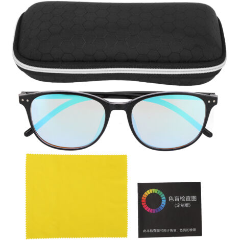 Lunettes pour Daltoniens Protection UV Amélioration Vision Cadre Complet Transparence Élevée (1/5)