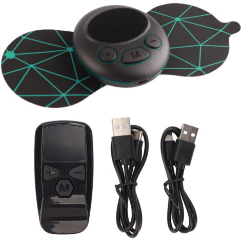Kit de Massage Cervical Sans Fil avec Télécommande, Mini Appareil Portable USB et Patch Électrique (1/5)