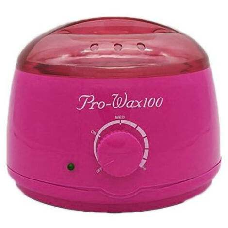 Chauffe-cire électrique portable réglable pour épilation - Appareil de chauffage rose pour femmes et filles - Prise US (1/5)