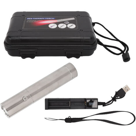 Lampe de Thérapie LED Rouge 630nm 660nm, Appareil de Soulagement des Articulations Portable pour Hommes et Femmes (1/5)