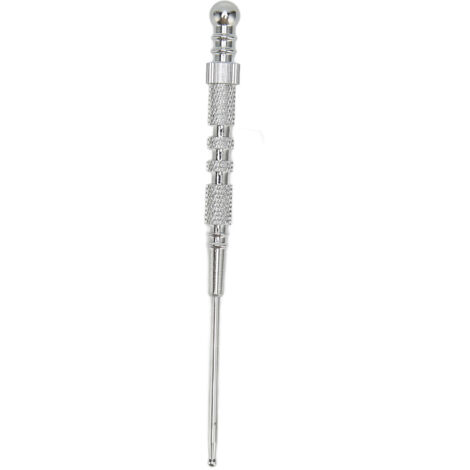 Stylo d'acupuncture facial en acier inoxydable rétractable - Outil de massage par réflexologie pour réduire les douleurs