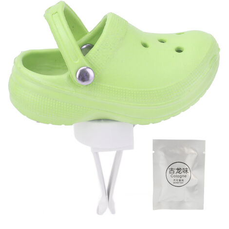 Mini Chaussure Parfum Voiture - Décoration Intérieure Aromathérapie Clip Vert (1/5)