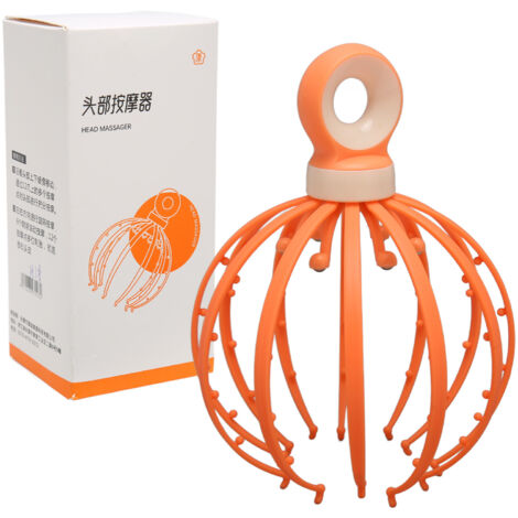 Massageur de Tête Portable Mini Griffe Anti-Stress Détente Profonde pour Cuir Chevelu (1/5)