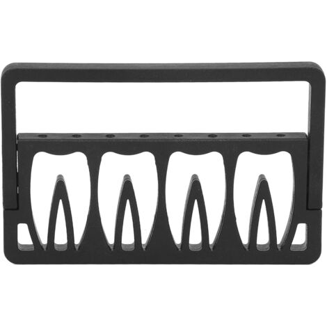 Porte-fichiers endodontique autoclavable 8 trous - Boîte de rangement pour limes canalaires résistante à haute température - Noir (1/5)